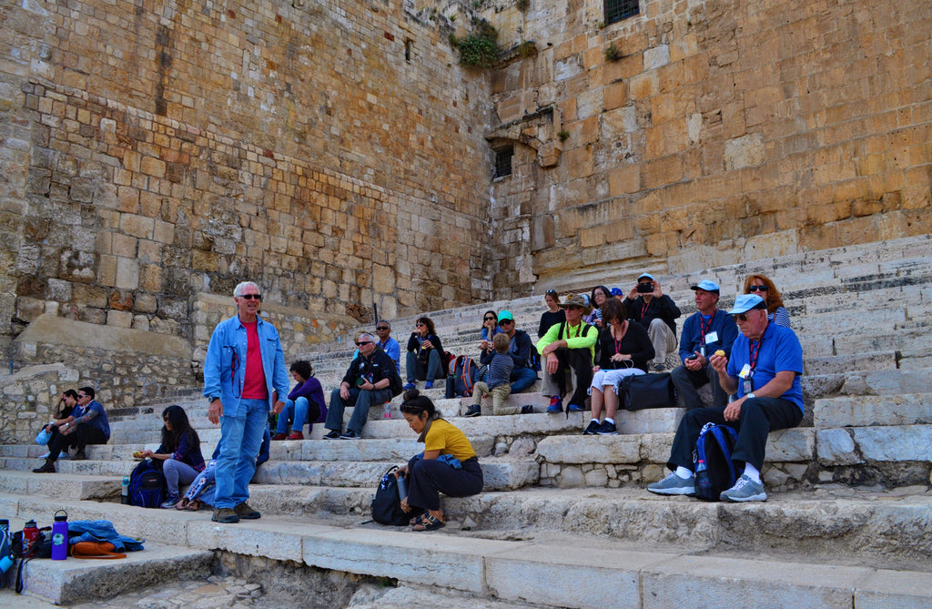Biblical Places Spiritual Spaces - Temple South Steps Graphics